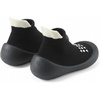 PandaEar Baby Sock Shoes Toddler Walking Shoes, Non-Slip Soft Sole Sneakers Breathable Slippers for Infant Boys Girls(Black)
