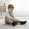 PandaEar Baby Sock Shoes Toddler Walking Shoes, Non-Slip Soft Sole Sneakers Breathable Slippers for Infant Boys Girls(Black)