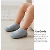 PandaEar Baby Sock Shoes Toddler Walking Shoes, Non-Slip Soft Sole Sneakers Breathable Slippers for Infant Boys Girls(Grey)