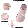 PandaEar Baby Sock Shoes Toddler Walking Shoes, Non-Slip Soft Sole Sneakers Breathable Slippers for Infant Boys Girls(Pink)