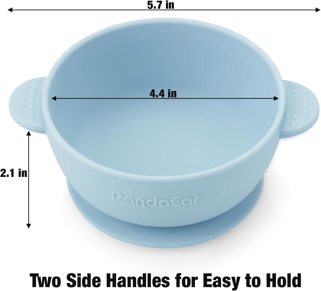 image:imagePandaEar 3 Pack Baby Bowls amp 6 Pack Silicone Baby Spoons