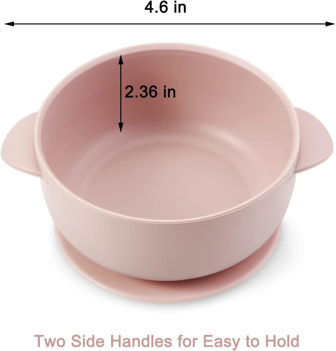 image:imagePandaEar 3 Pack Baby Bowls with Suction LeakProof Stay Put Silicone Food Bowl with Lids for Babies Kids Toddlers Infants Food Grade Soft Safe BPAFree Silicone Pink Rose LinenPink Rose Linen