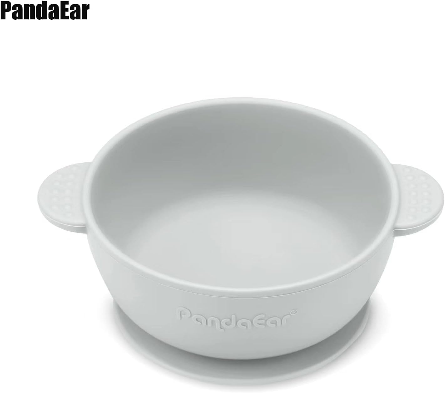 image:imagePandaEar 3 Pack Baby Bowls with Suction Stay Put Silicone Food Bowl for Babies Kids Toddlers Infants Food Grade Soft Safe BPAFree Silicone Brown Grey TanBrown Grey Tan