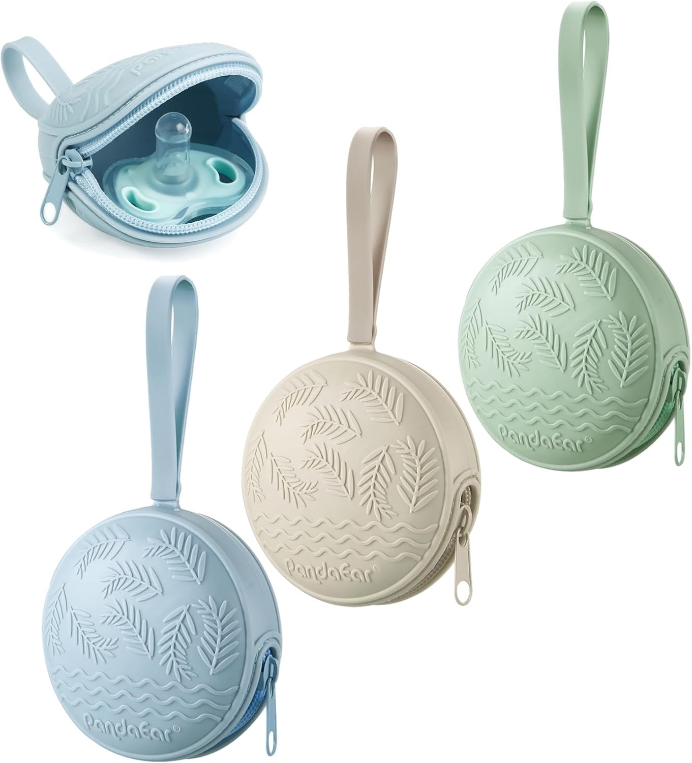 image:imagePandaEar Baby Bowls amp Pacifier Holder Case