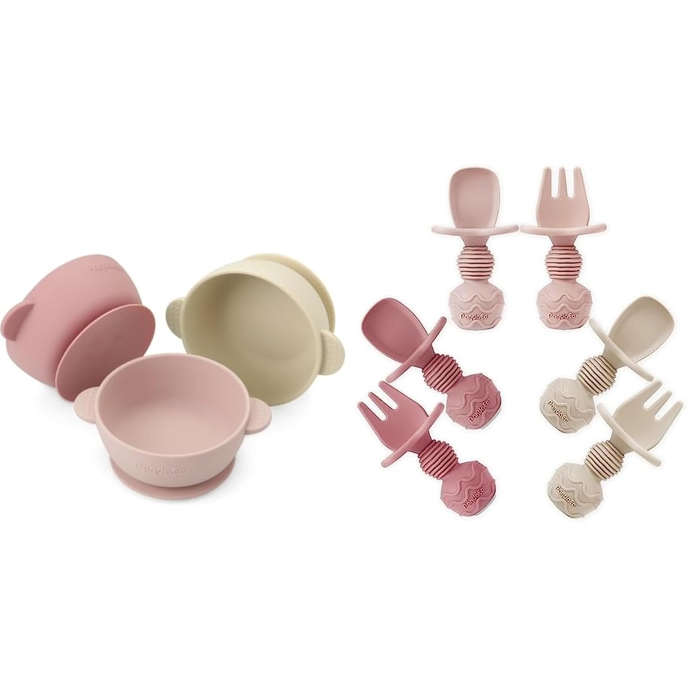 image:imagePandaEar Baby Bowls amp Baby Spoons and Fork