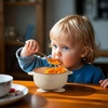 PandaEar 3 Pack Stainless Steel Baby Suction Bowls, Non-Slip Child Food Bowl with Silicone Sleeve for Kids Toddlers Infants, Unbreakable & Mess Free (Pink)(Blue Green Beige)