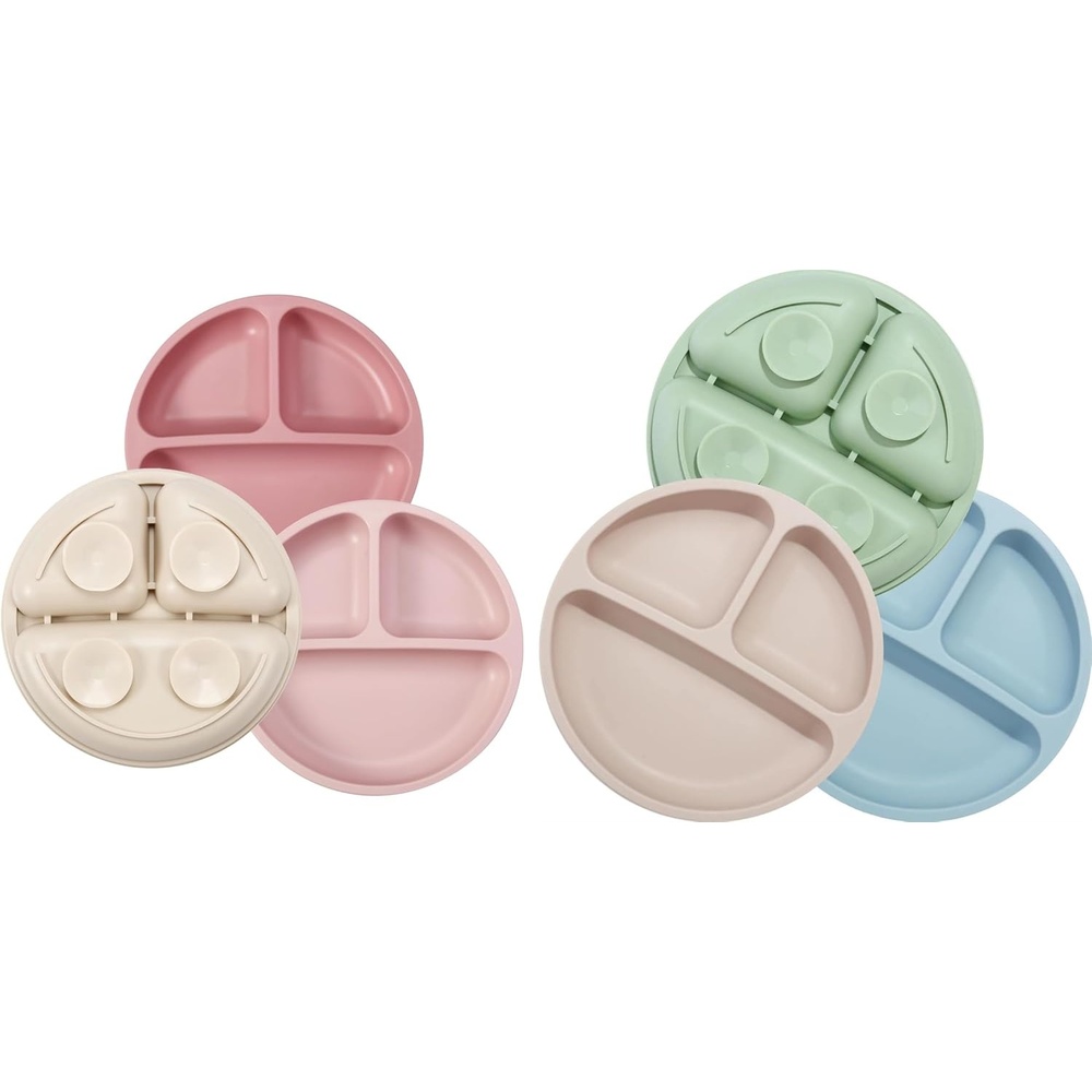 image:imagePandaEar 3 Pack Toddler Plates amp 3 Pack Toddler Plates