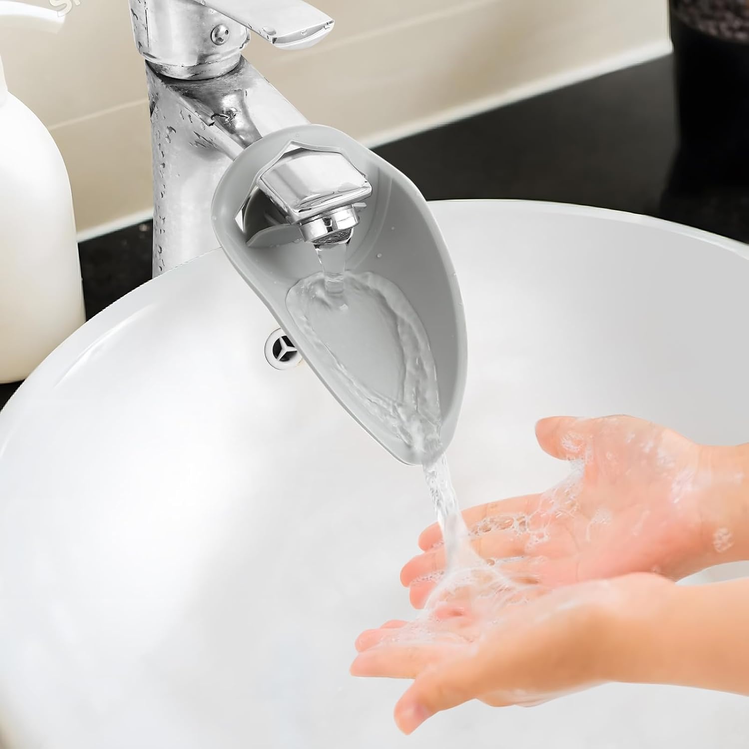 image:imagePandaEar 3 Pack Bathroom Easy Use Sink Faucet Extender Hand Wahsing for Kids Toddlers Babies Childrenxn