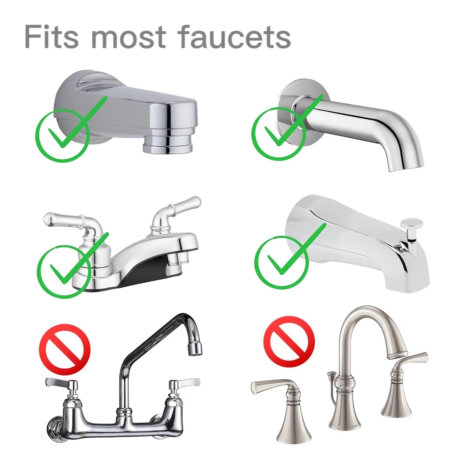 image:imagePandaEar 3 Pack Bathroom Easy Use Sink Faucet Extender Hand Wahsing for Kids Toddlers Babies Childrenxn