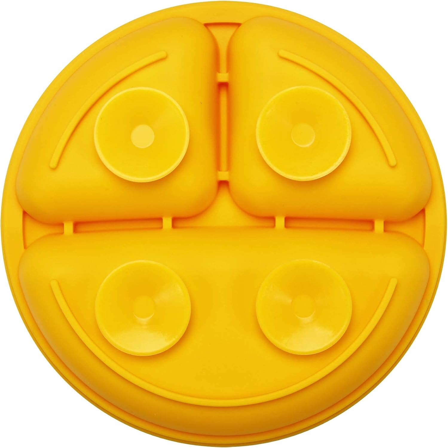 image:imagePandaEar 3 Pack Toddler Plates Silicone Divided Suction Plate for Babies BPAFree 100 FoodGrade Silicone Unbreakable Baby Plate PinkLinenLight PinkBlueGreenYellow