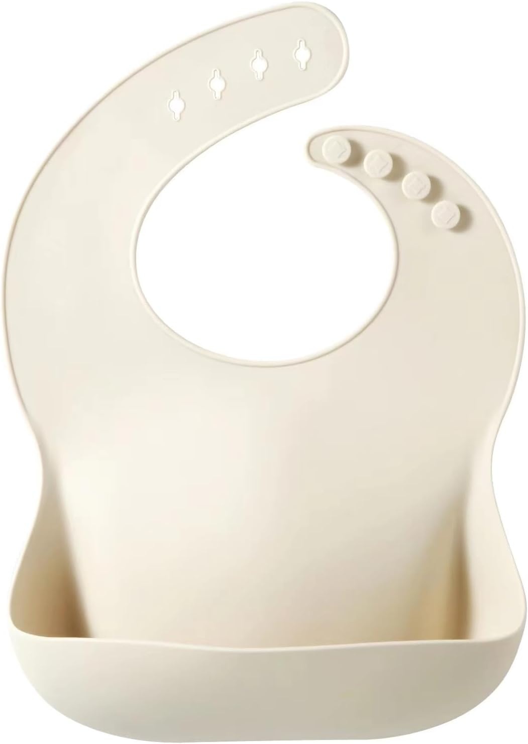 image:imagePandaEar Set of 3 Silicone Baby Bibs Waterproof Soft Unisex 1072 MonthsBlueSageBeige