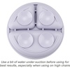 PandaEar 3 Pack Toddler Plates, Silicone Divided Suction Plate for Babies, BPA-Free 100% Food-Grade Silicone Unbreakable Baby Plate (Pink/Linen/Light Pink)(Pink/Purple/Blue)
