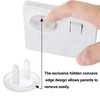 PandaEar 52 Pack Outlet Plug Covers, Clear Child Safety Protectors(Clear)