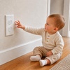 PandaEar 52 Pack Outlet Plug Covers, Clear Child Safety Protectors(Clear)