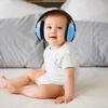 PandaEar Baby Ear Protection Noise Cancelling HeadPhones Ages 0-3 Years | Infant Hearing Protection Earmuffs -Blue(Blue)
