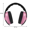 PandaEar Baby Ear Protection Noise Cancelling HeadPhones Ages 0-3 Years | Infant Hearing Protection Earmuffs -Blue(Pink)