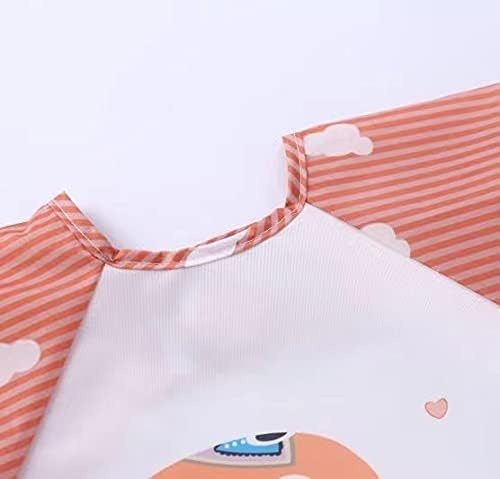 image:imagePandaEar 3 Pack Long Sleeve Bibs Waterproof Full Sleeve Bib for Baby Infant Toddler 636 MonthsAnimal