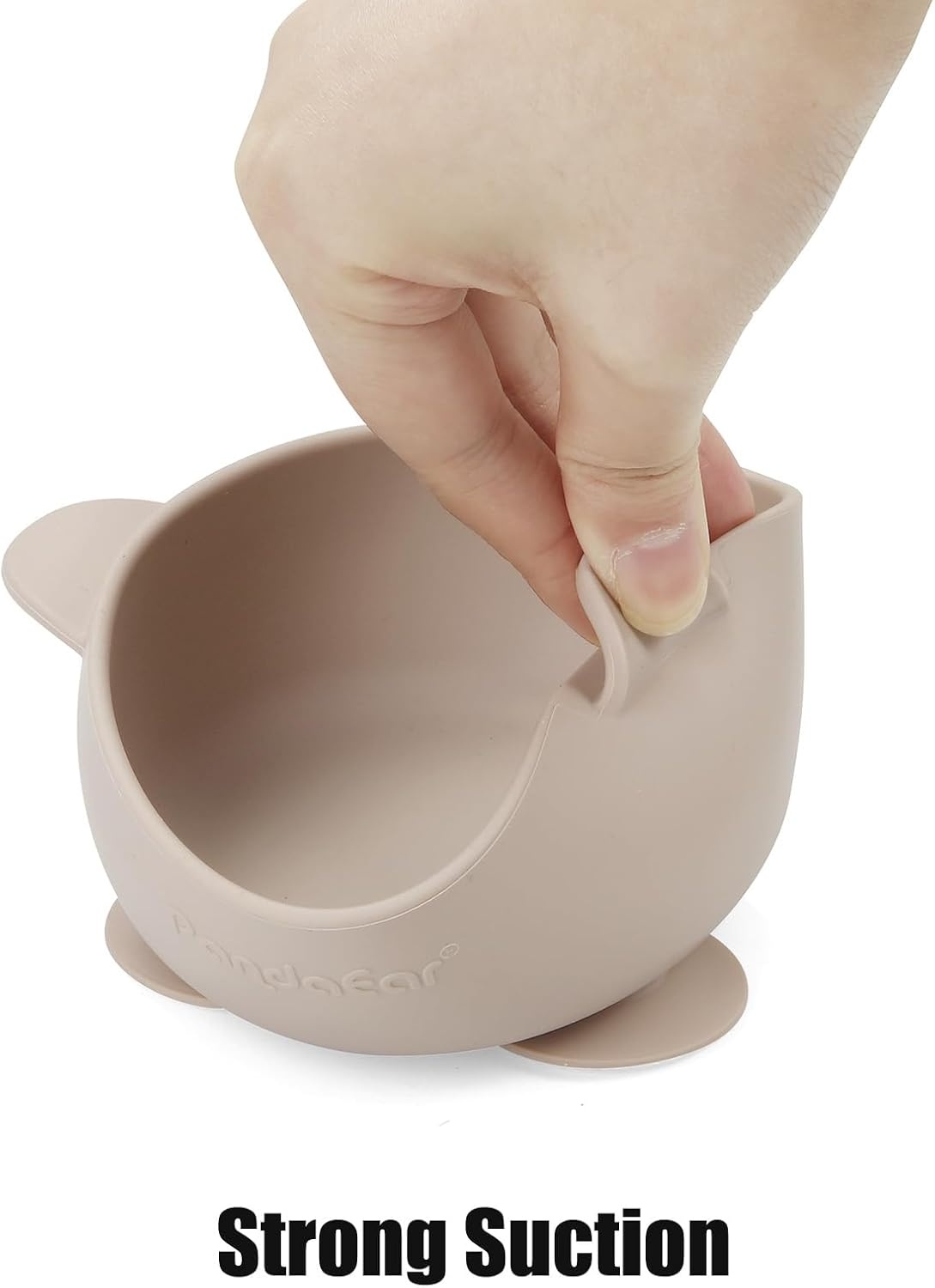 image:imagePandaEar 3 Pack Silicone Suction Baby Bowls amp Set of 3 Silicone Baby Bibs Waterproof Soft