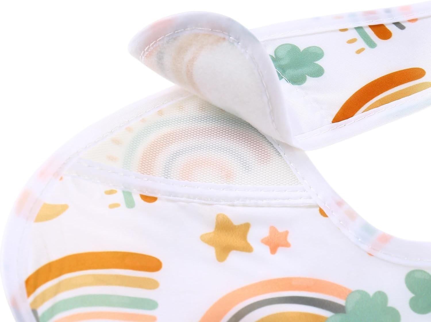 image:imagePandaEar 5 Pack Baby Bibs for Boys amp Girls Waterproof Adjustable Mealtime Bibs for Toddler 624 Months Lightweight SoftPink