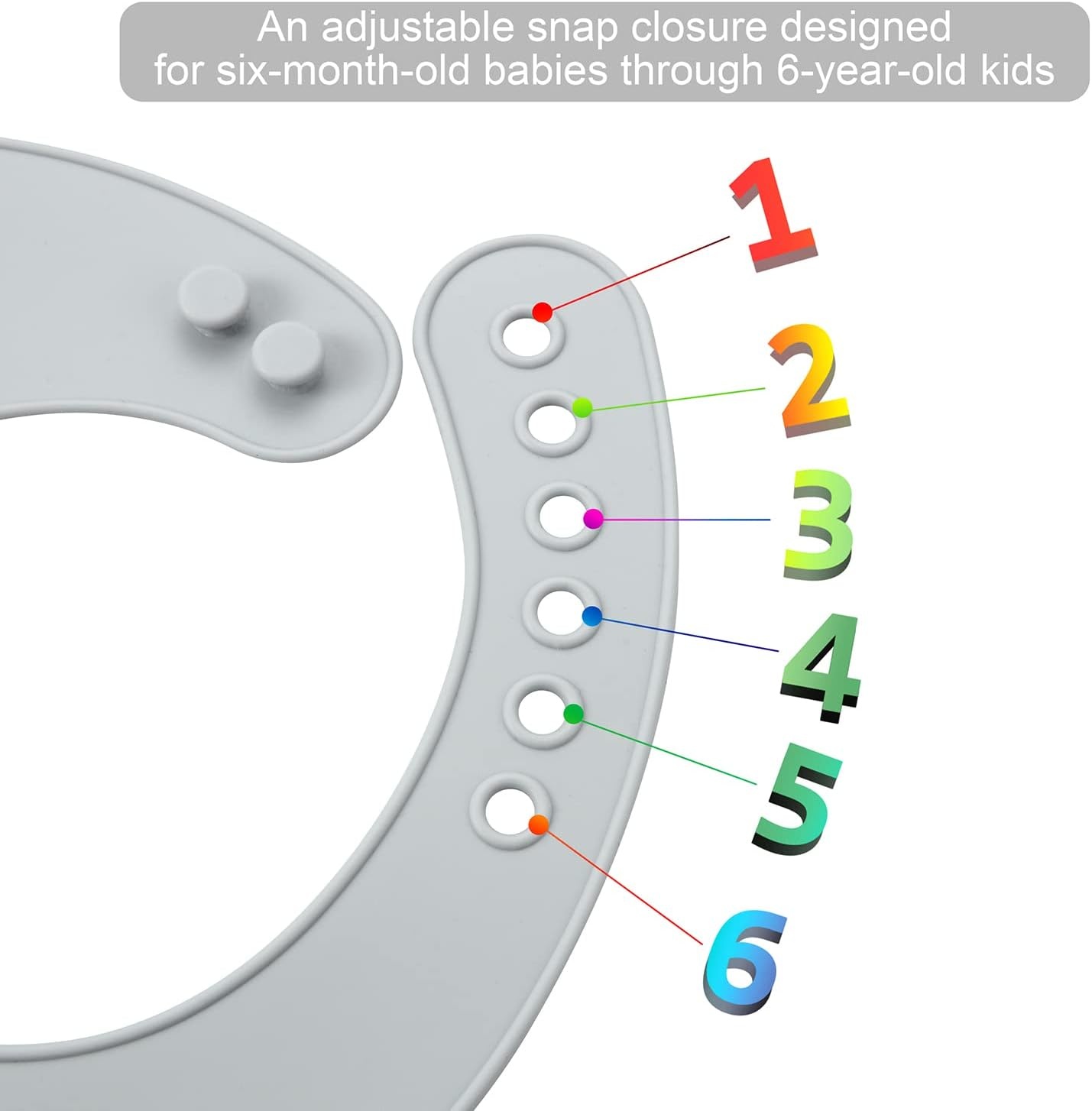 image:imagePandaEar 5 Pack Waterproof Silicone Baby Bibs Super Thin Light Weight Feeding Bib with Food Catcher Pocket for ToddlerCreamGrayTaupeGreenBlue