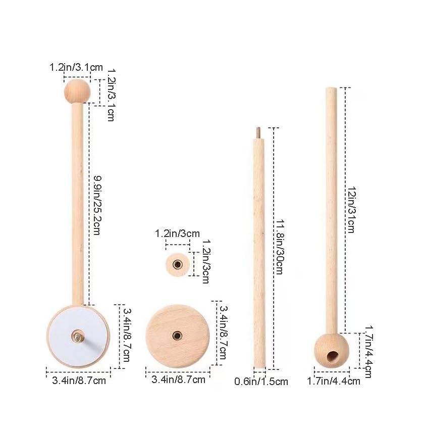 image:imagePandaEar Baby Crib Mobile Arm Beech Wood Mobile Holder with Clamp