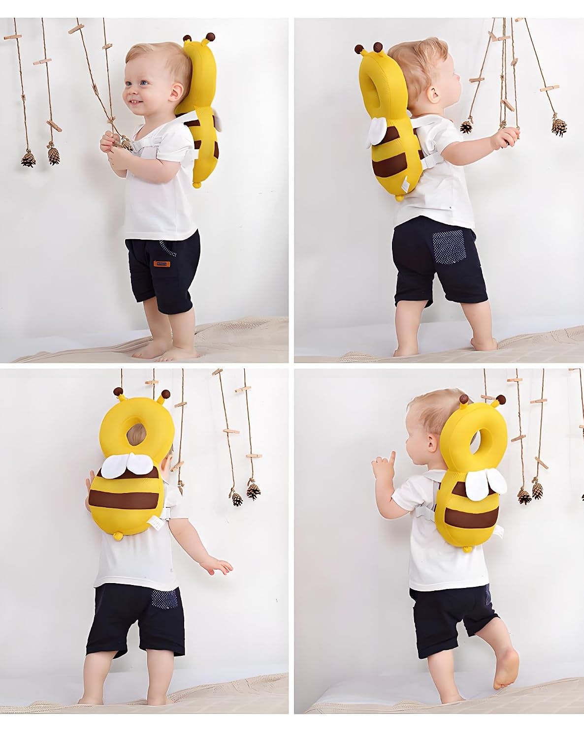 image:imagePandaEar Baby Head Protection Backpack Toddler Walking Head ProtectorYellow