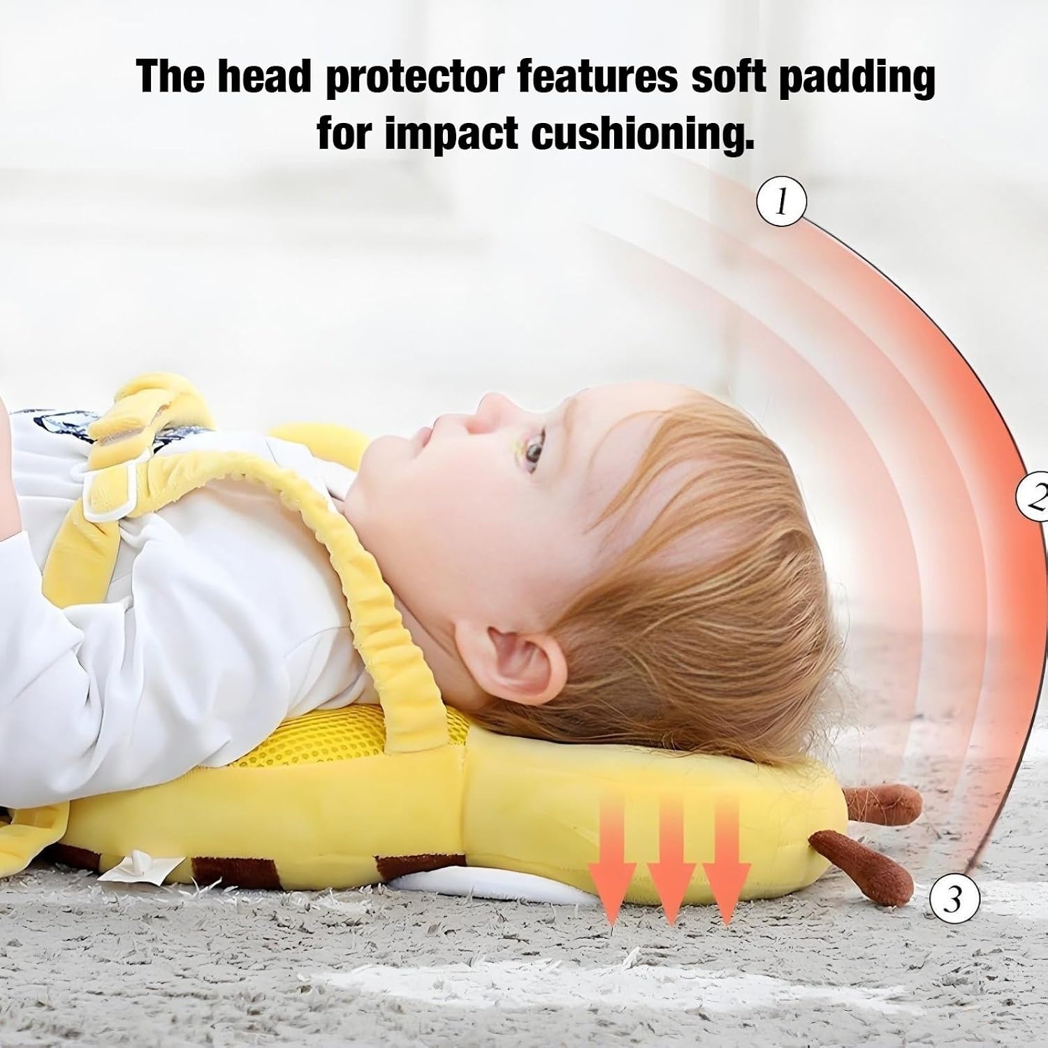 image:imagePandaEar Baby Head Protection Backpack Toddler Walking Head ProtectorYellow