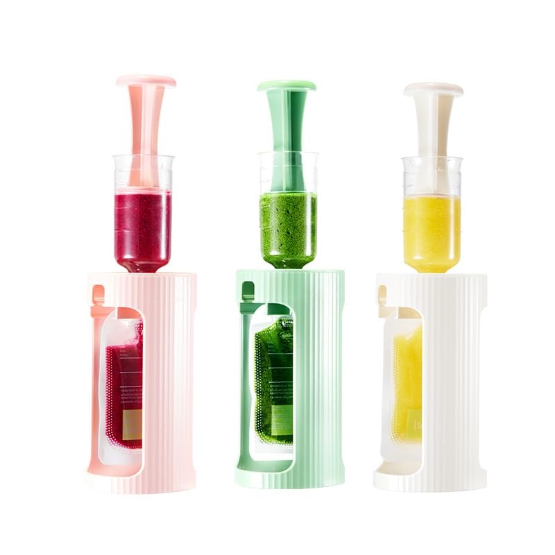 image:imagePandaEar Squeeze Station for Baby Puree Food Storage with 10 Pouches