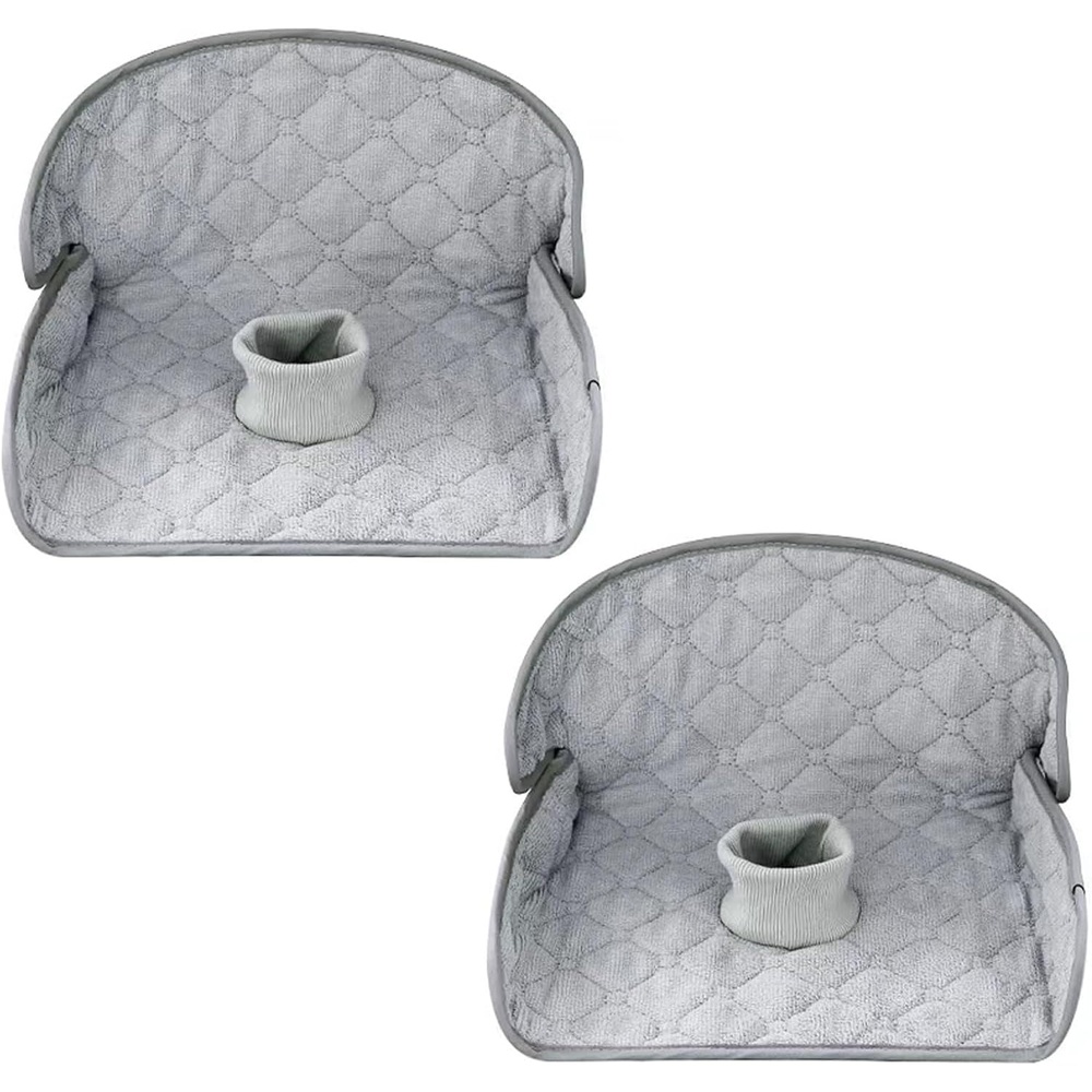 image:imagePandaEar 2 Pack Infant Car Seat Protector Waterproof Piddle Pad for BabiesGrey