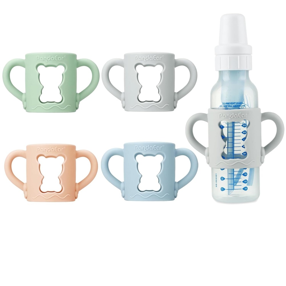 image:imagePandaEar Silicone Baby Bottle Handles for Dr Browns 8 oz Narrow Bottles