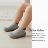 PandaEar 2 Pack Baby Sock Shoes Toddler Walking Shoes, Non-Slip Soft Sole Sneakers Breathable Slippers for Infant Boys Girls(Pink&grey)