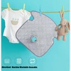PandaEar 2 Pack Infant Car Seat Protector, Waterproof Piddle Pad for Babies(Grey)