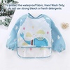PandaEar (3 Pack Long Sleeve Bibs| Waterproof Full Sleeve Bib for Baby Infant Toddler 6-36 Months(Animal)