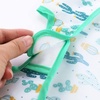 PandaEar (3 Pack Long Sleeve Bibs| Waterproof Full Sleeve Bib for Baby Infant Toddler 6-36 Months(Cactus)