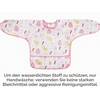 PandaEar (3 Pack Long Sleeve Bibs| Waterproof Full Sleeve Bib for Baby Infant Toddler 6-36 Months(Cake Bunny Giraffe Girl)