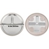 PandaEar 3 Pack Stainless Steel Baby Suction Plates With Lids(Linen/Brown/Tan)