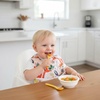 PandaEar 5 Pack Baby Bibs for Boys & Girls, Waterproof Adjustable Mealtime Bibs for Toddler 6-24 Months, Lightweight Soft(Green)