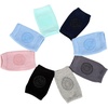 PandaEar 6 Pairs Baby Crawling Knee Pads, Non Slip Knee Protectors