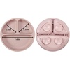PandaEar 9 PCS Silicone Baby Feeding Set, Suction Plate & Utensils(Pink)