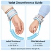 PandaEar Anti Lost Wrist Link, Toddler Kids Safety Wristband Leash, Blue(Blue)