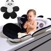 PandaEar Baby Bath Pad, Soft Infant Bath Seat Cushion for Sink & Tub(Black)