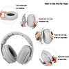 PandaEar Baby Ear Muffs, 2-in-1 Baby Ear Protection Noise Cancelling Headphones Ages 0-3 Years, Infant Hearing Protection(Grey)