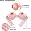 PandaEar Baby Ear Muffs, 2-in-1 Baby Ear Protection Noise Cancelling Headphones Ages 0-3 Years, Infant Hearing Protection(Pink)