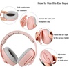 PandaEar Baby Ear Muffs, 2-in-1 Baby Ear Protection Noise Cancelling Headphones Ages 0-3 Years, Infant Hearing Protection(Pink)