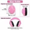 PandaEar Baby Ear Protection, Noise Cancelling Headphones EarMuffs for Babies & Toddlers 0-3 Years(Pink)