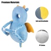 PandaEar Baby Head Protection Backpack, Toddler Walking Head Protector(Blue)