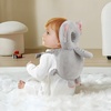 PandaEar Baby Head Protection Backpack, Toddler Walking Head Protector(Grey)
