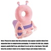 PandaEar Baby Head Protection Backpack, Toddler Walking Head Protector(Pink)