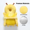 PandaEar Baby Head Protection Backpack, Toddler Walking Head Protector(Yellow)
