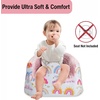 PandaEar Baby Seat Cover Compatible with Bumbo Seat, Removable Floor Soft Seat Cover for Boys & Girls, Breathable & Anti-Slip, Machine Washable, Pink (Pink)(Pink)